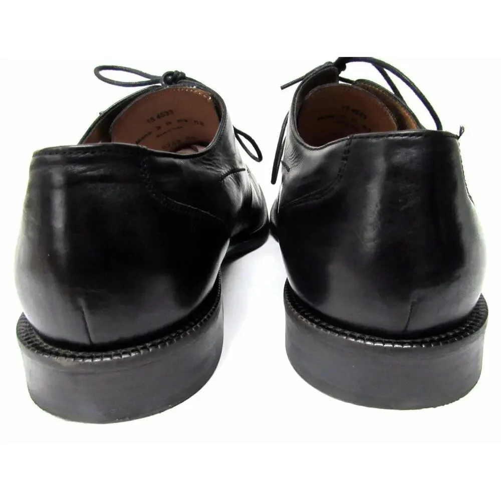 Johnston & Murphy men's size 9 M leather sheep skin shoes dress oxfords